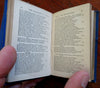 Mark Akenside & Isaak Watts Collected Poems c. 1840 miniature scarce 2 vol. set