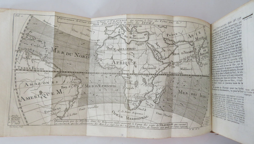 Mexico world oceans East Indies Exploration Voyages 1753 rare book maps plants