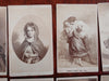 Carte de Vistes Lot x 10 Women Portraits Horses c. 1870-90's albumen photos