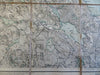 Gävle Sweden Gävleborg County Torsaker 1900 rare large detailed linen backed map