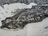 Stockton Harbor & Searsport Maine c. 1900-05 panoramic bird's eye view print