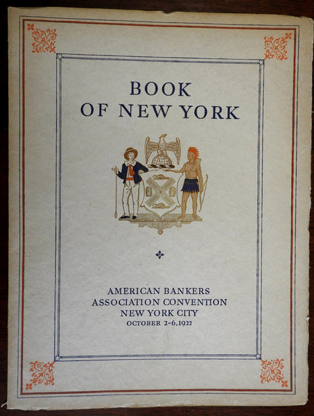 Book of New York 1922 American Bankers Association Annual Convention illustrated