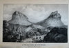 Gila River American Southwest Emory Expedition 1848 Lot x 4 lithograph prints