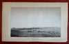 San Diego California Emory Expedition 1848 lithographed printed City View