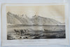 Great Salt Lake City 1853 Utah lithographed landscape Northern View print