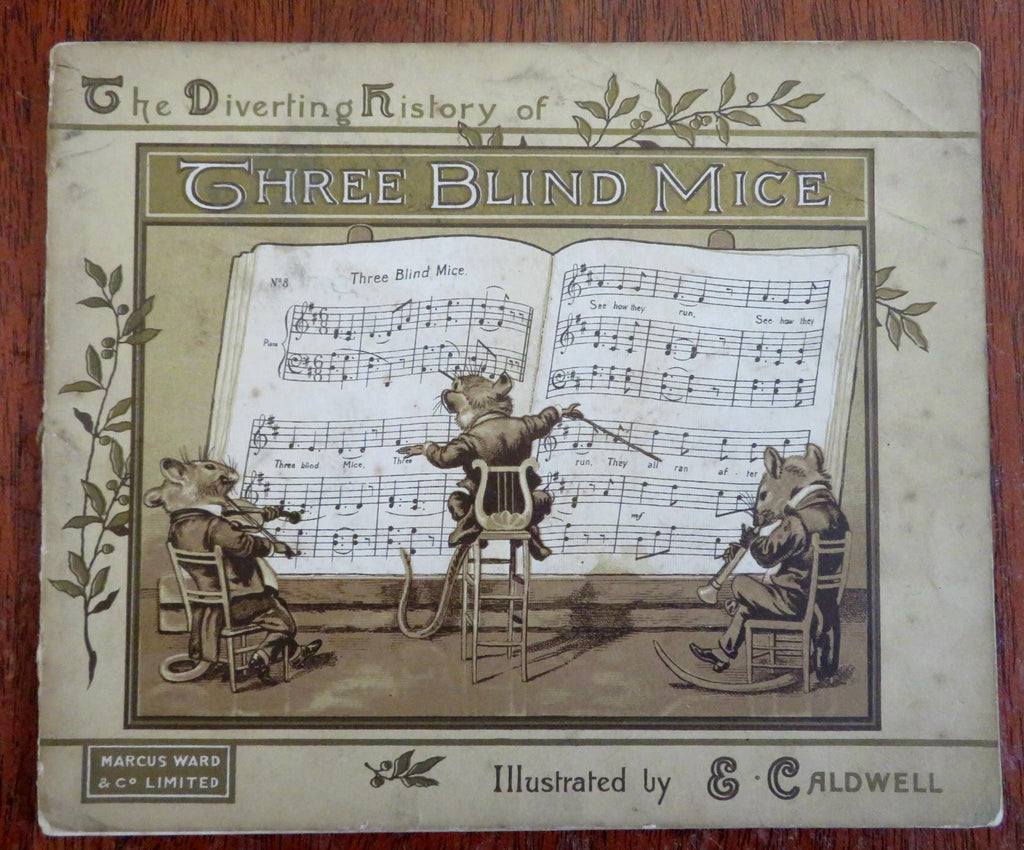 Three Blind Mice Children's Stories c. 1870's pictorial juvenile book