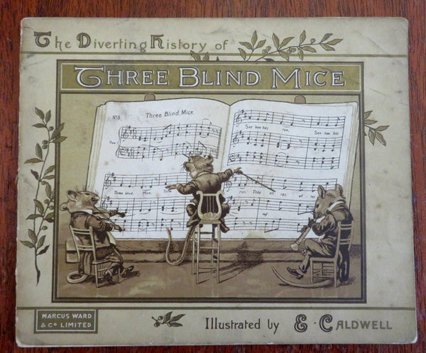 Three Blind Mice Children's Stories c. 1870's pictorial juvenile book