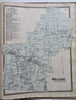 Franklin County Massachusetts Atlas 1871 F.W. Beers complete atlas 36 folio maps