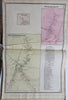 Franklin County Massachusetts Atlas 1871 F.W. Beers complete atlas 36 folio maps