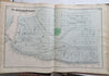 Franklin County Massachusetts Atlas 1871 F.W. Beers complete atlas 36 folio maps