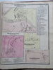 Franklin County Massachusetts Atlas 1871 F.W. Beers complete atlas 36 folio maps