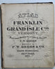 Franklin County Vermont Atlas 1871 F.W Beers complete county atlas township maps