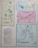 Franklin County Vermont Atlas 1871 F.W Beers complete county atlas township maps