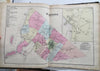 Franklin County Vermont Atlas 1871 F.W Beers complete county atlas township maps