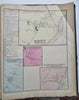 Franklin County Vermont Atlas 1871 F.W Beers complete county atlas township maps