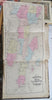 Franklin County Vermont Atlas 1871 F.W Beers complete county atlas township maps