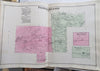 Hampshire County Massachusetts 1873 F.W. Beers Complete Atlas 35 Township Maps