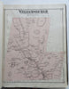 Hampshire County Massachusetts 1873 F.W. Beers Complete Atlas 35 Township Maps