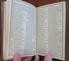 Boston Almanac for 1851 Period Advertising City Guide w/ folding city map