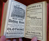 Boston Almanac for 1888 Period Advertising City Guide Calendar Memo Notes