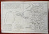 North America Midwest Mississippi River Lake Superior c1850 historical Senex map