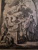 Allegorical Frontispiece Britannia Hermes Arts Science 1755 engraved print