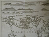 Falkland Islands decorative map Virginia Petition 1770 London mag. full issue