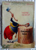 WWI Political Cartoons Turkey Chopping Block 1915 scarce illustrated magazine