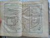 China Korea Culture Geography Government 1748 rare book w/ 37 plates maps views