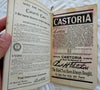 Castoria Infant Pills Patent Medicine 1901 New York Almanac promotional booklet