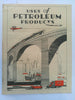 American Petroleum Institute 1934 Industrial promo pictorial diagram w/ U.S. Map