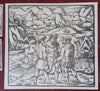 Battle Combat Warfare Mountain Bandits Musicians 1598 Munster lot x 7 engravings