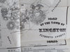 Kingston Massachusetts 150th Anniversary Celebration 1876 souvenir book w/ map