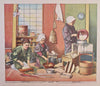 Japan Ethnic Views & Costume Prints Street Scenes 1886 Lot x 6 color prints