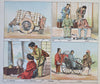 Japan Ethnic Views & Costume Prints Street Scenes 1886 Lot x 6 color prints