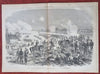 2nd Bull Run Color Bearer 1862 Buell Harper's Civil War Nast cover Kentucky map