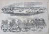 Monitor Iron Clad Navy TN MS John Pope Harper's Civil War 1862 Virginia War map