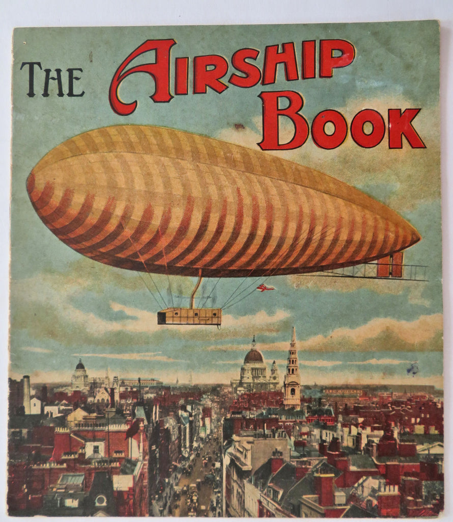 Airships Zeppelins Juvenile Aviation Biplanes Hot Air Balloons c. 1915 book