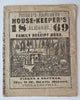 Fisher's Housekeeper's Almanac 1869 home remedies recipes cures zodiac home tips