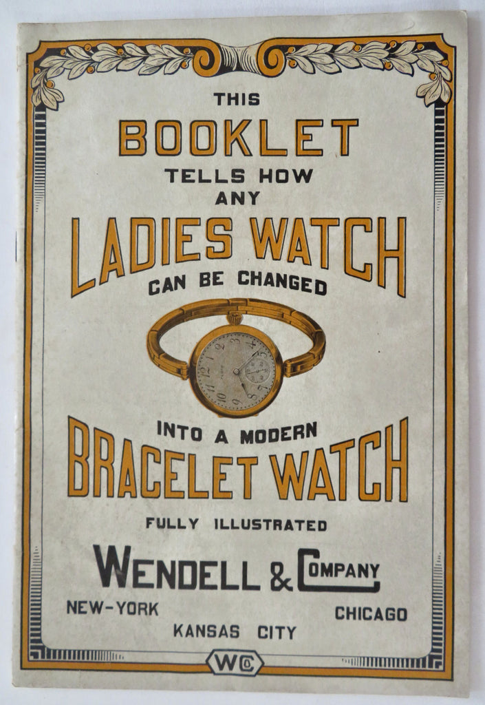 Women's Watch Bracelets DIY Fashion Crafting c. 1920's Jewelry promo booklet