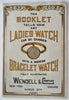 Women's Watch Bracelets DIY Fashion Crafting c. 1920's Jewelry promo booklet