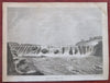 Cohoes Falls New York Landscape View Waterfall 1798 Thompson engraved print