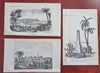 Cape Palmas Liberia West Africa c.1855 Lot x 3 Landscape Views Episcopal Mission