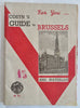 Brussels & Waterloo Belgium Tourist Info 1945 Cosyn's Pictorial Travel Guide