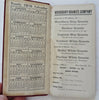 Calendar Memoranda 1916 Vermont Woodbury Granite Co. Pictorial Promo pocket book