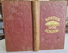 Boston Almanac 1850 Period Advertising City & Business Directory w/ notations