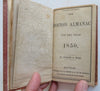 Boston Almanac 1850 Period Advertising City & Business Directory w/ notations