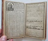 Boston Almanac 1850 Period Advertising City & Business Directory w/ notations