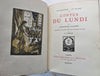 Contes de Lundi French Literature 1922 Alphonse Daudet illustrated leather book