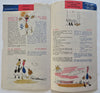 Air France Flight Travel Guide Regulations Trunk Routes Map c. 1947 souvenir